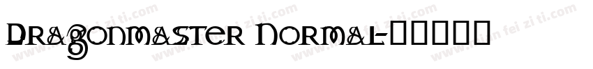 Dragonmaster Normal字体转换